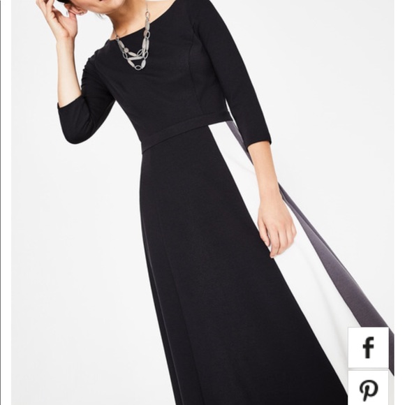 boden claudia ponte midi dress